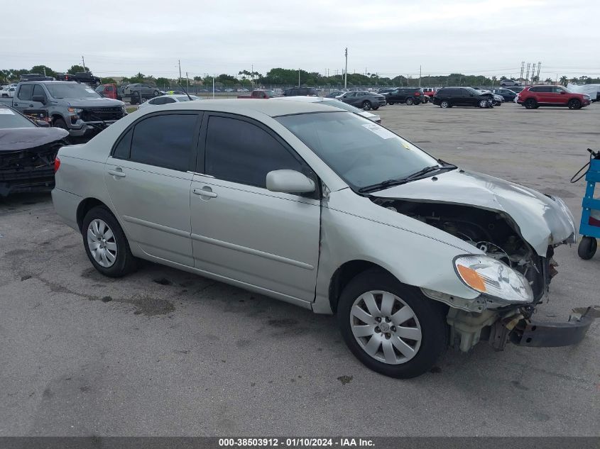 2003 Toyota Corolla Le VIN: JTDBR32E930025850 Lot: 38503912