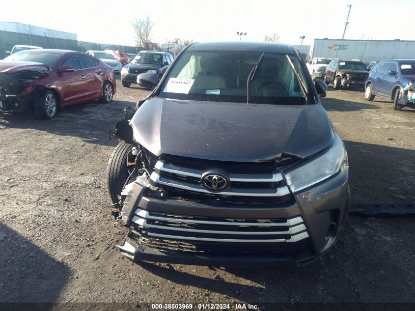 5TDBZRFH4KS740778 2019 Toyota Highlander Le