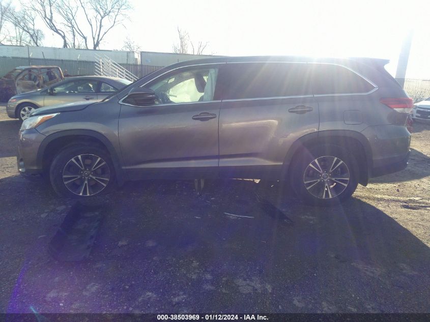 5TDBZRFH4KS740778 2019 Toyota Highlander Le