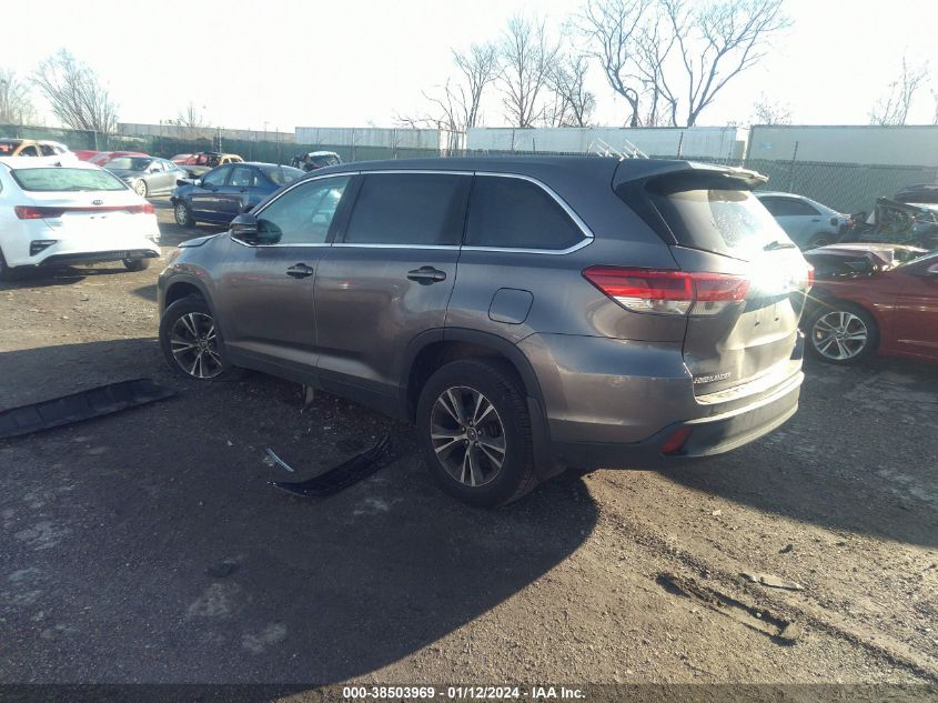 5TDBZRFH4KS740778 2019 Toyota Highlander Le