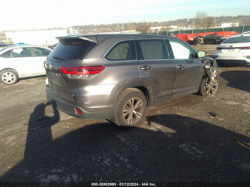 5TDBZRFH4KS740778 2019 Toyota Highlander Le