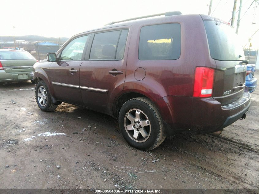 2009 Honda Pilot Touring VIN: 5FNYF48969B006346 Lot: 38504036