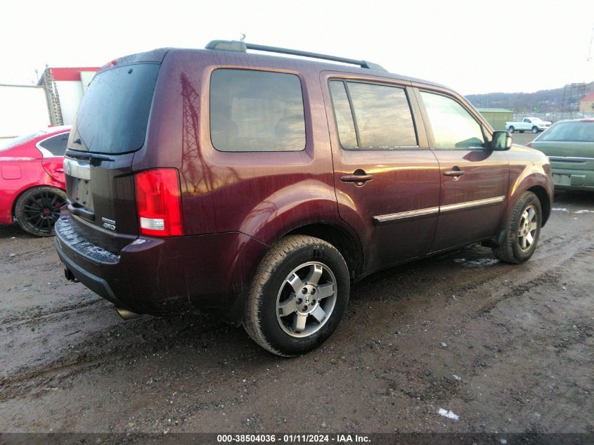 2009 Honda Pilot Touring VIN: 5FNYF48969B006346 Lot: 38504036