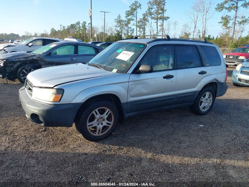 2003 Subaru Forester X VIN: JF1SG63613H743494 Lot: 38504545