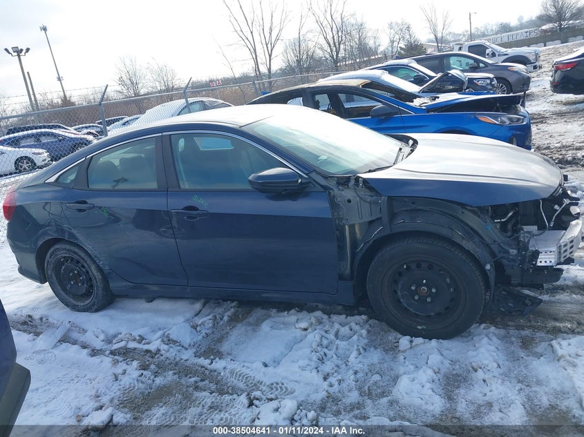 2020 HONDA CIVIC LX VIN: 19XFC2F68LE027418