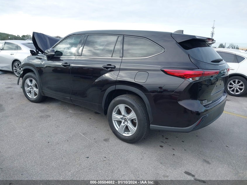 2022 TOYOTA HIGHLANDER VIN: 5TDCZRAHXNS108948
