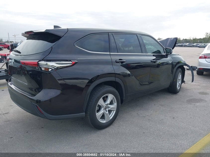 2022 TOYOTA HIGHLANDER VIN: 5TDCZRAHXNS108948