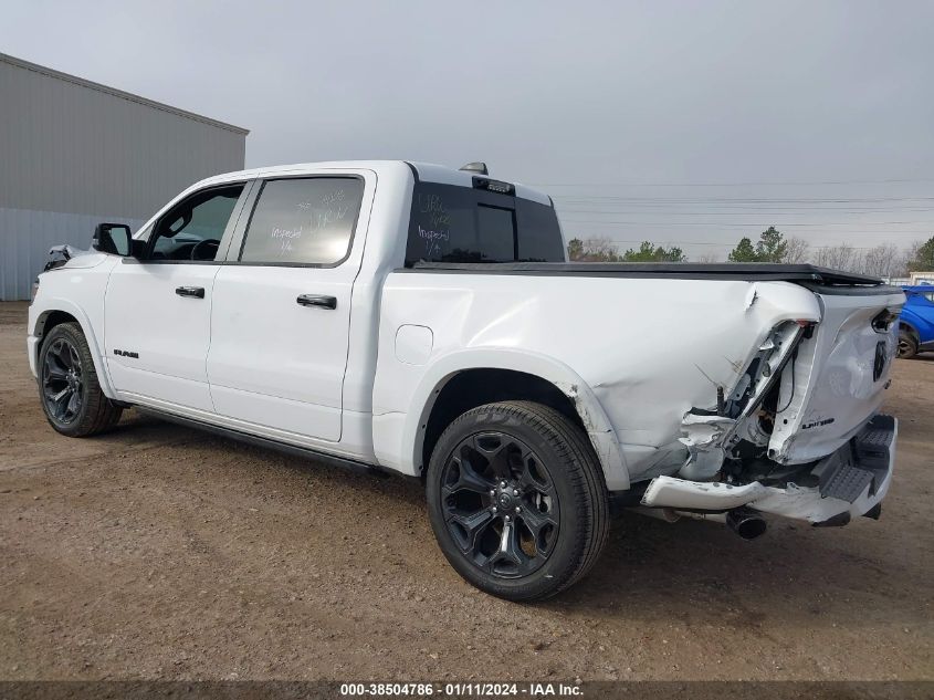 2023 Ram 1500 Limited 4X4 5'7 Box VIN: 1C6SRFHT3PN542200 Lot: 38504786