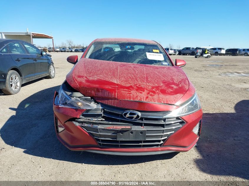 2019 Hyundai Elantra Sel VIN: 5NPD84LF7KH472252 Lot: 38504790