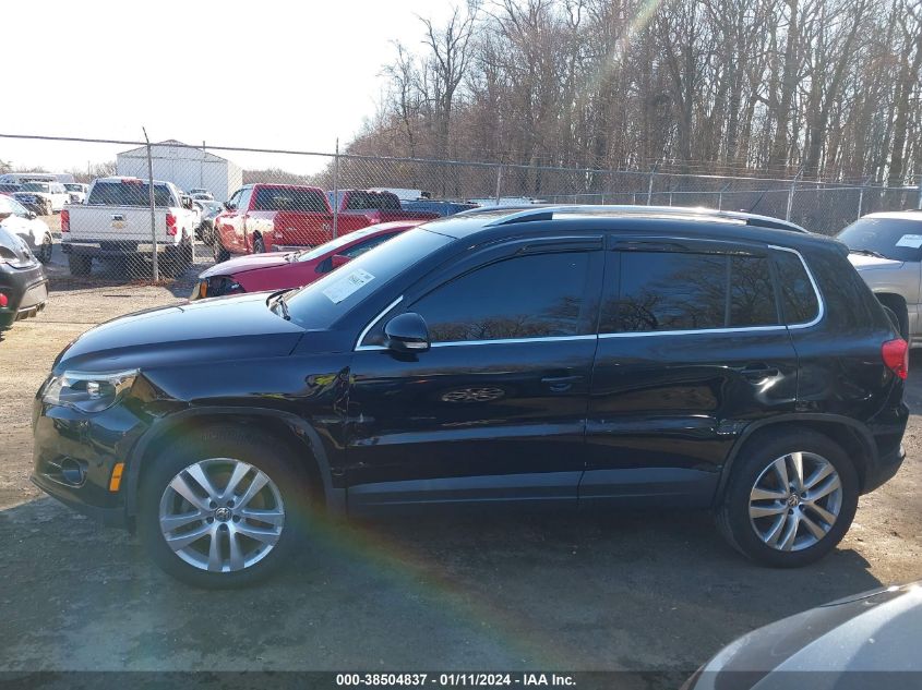 2011 Volkswagen Tiguan Sel VIN: WVGAV7AX4BW539405 Lot: 38504837