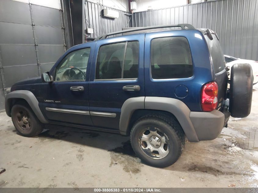 2003 Jeep Liberty Sport VIN: 1J4GL48KX3W553253 Lot: 38505383