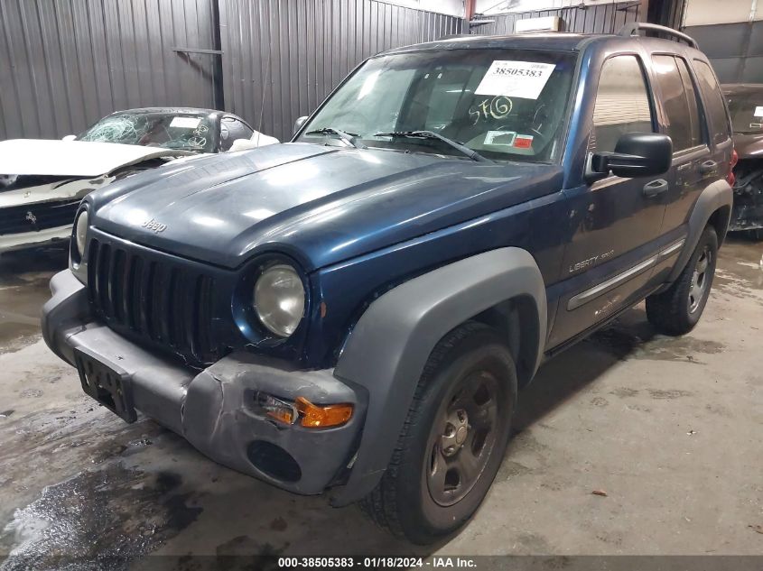 2003 Jeep Liberty Sport VIN: 1J4GL48KX3W553253 Lot: 38505383