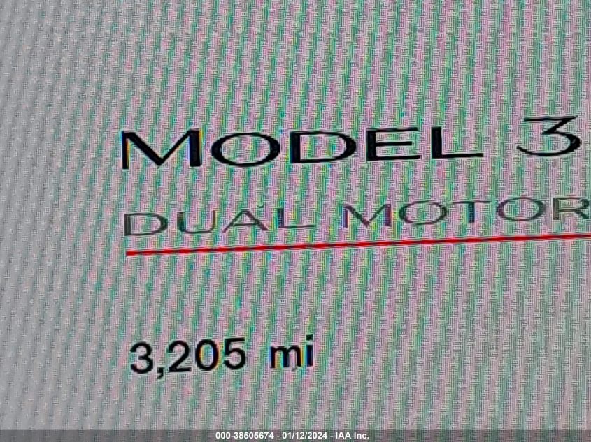 2023 Tesla Model 3 Performance Dual Motor All-Wheel Drive VIN: 5YJ3E1EC9PF420827 Lot: 38505674