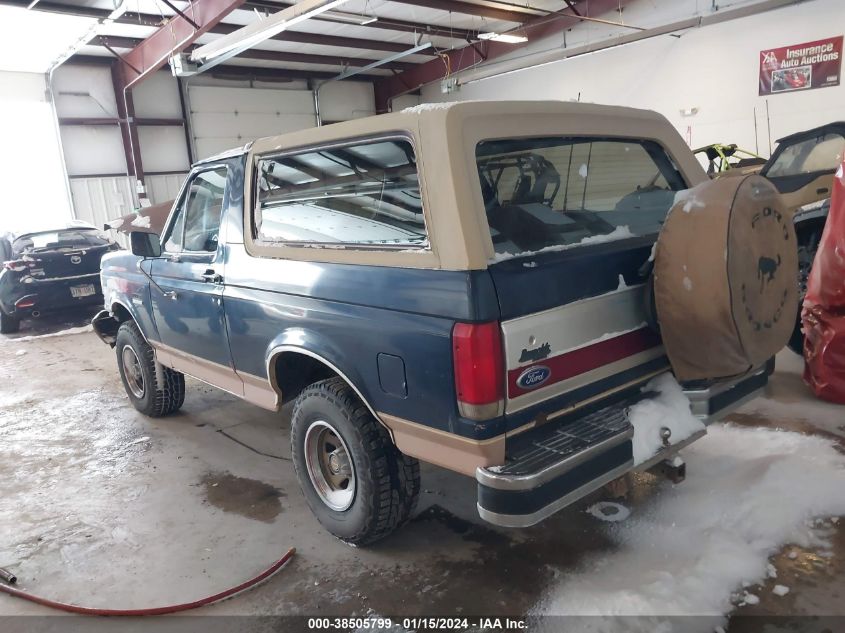 1988 Ford Bronco U100 VIN: 1FMEU15H1JLA36144 Lot: 38505799