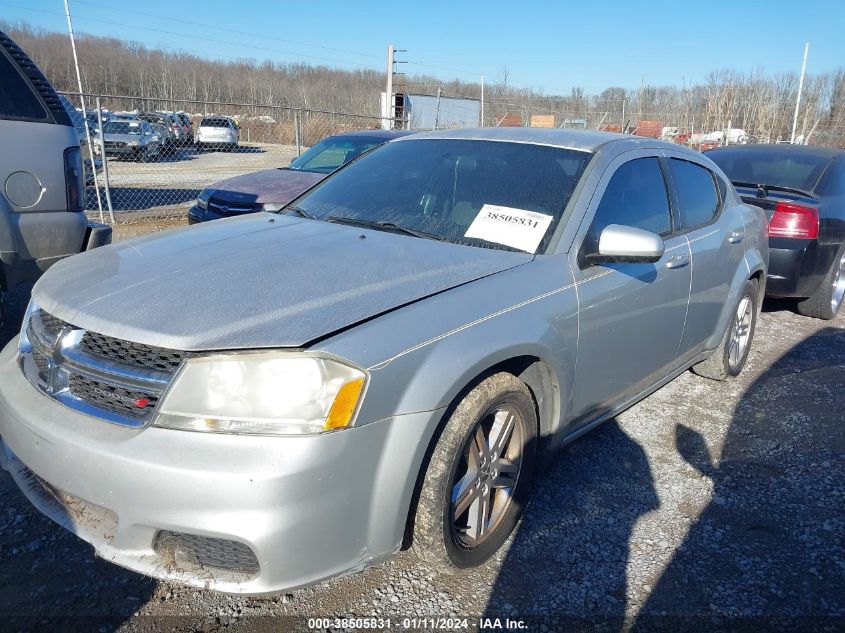 2012 Dodge Avenger Sxt VIN: 1C3CDZCB9CN237097 Lot: 38505831