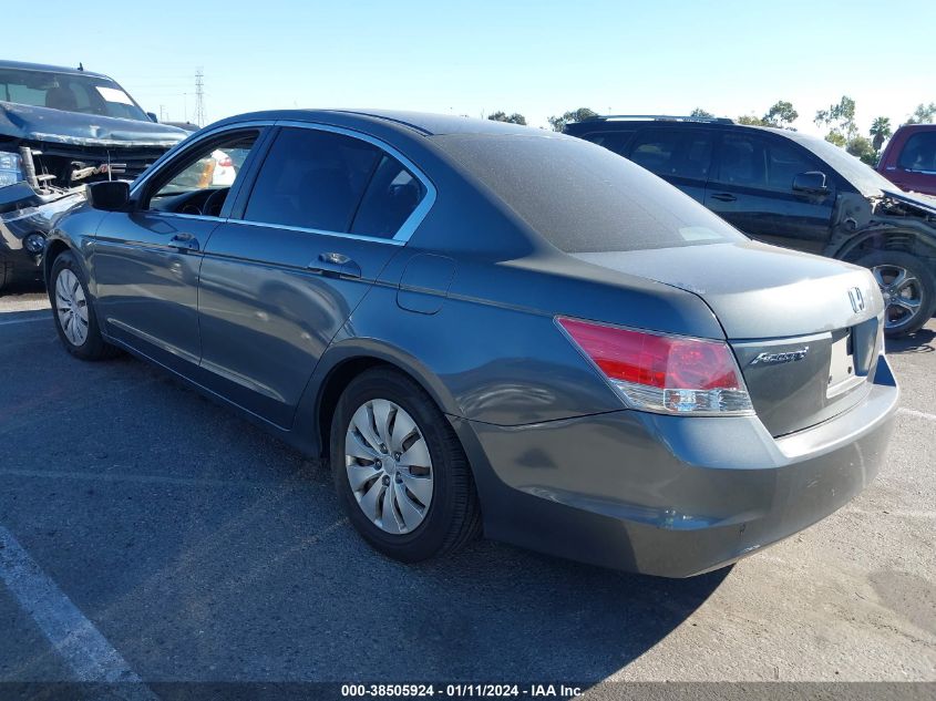 2010 Honda Accord 2.4 Lx VIN: 1HGCP2F3XAA097176 Lot: 38505924