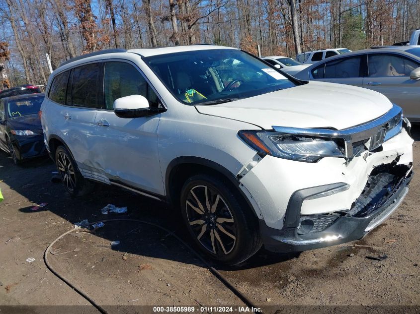 2019 Honda Pilot Touring VIN: 5FNYF5H66KB017476 Lot: 38505989