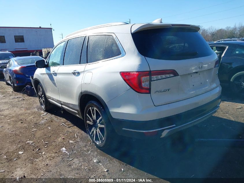 2019 Honda Pilot Touring VIN: 5FNYF5H66KB017476 Lot: 38505989