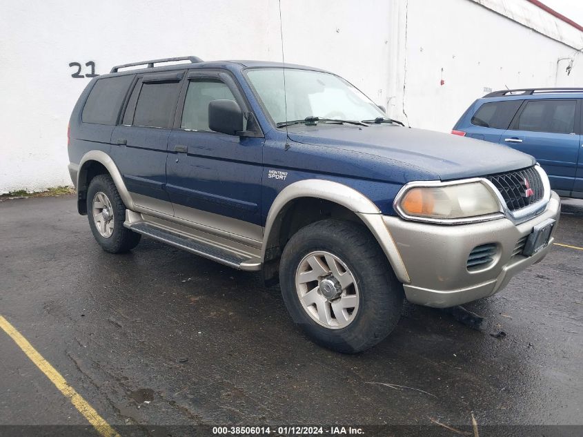 2001 Mitsubishi Montero Sport Xls VIN: JA4MT31H41P005347 Lot: 38506014