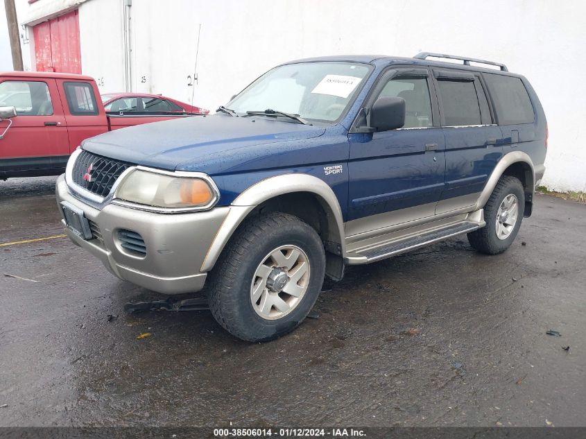 2001 Mitsubishi Montero Sport Xls VIN: JA4MT31H41P005347 Lot: 38506014