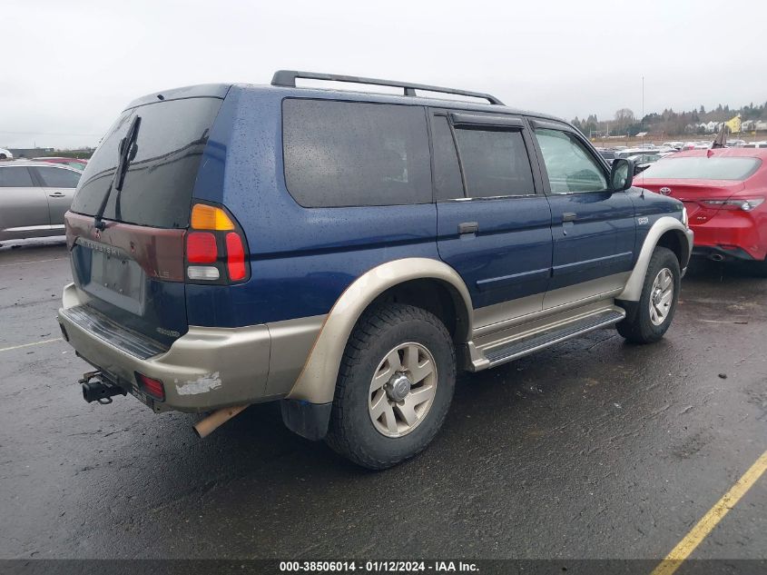 2001 Mitsubishi Montero Sport Xls VIN: JA4MT31H41P005347 Lot: 38506014