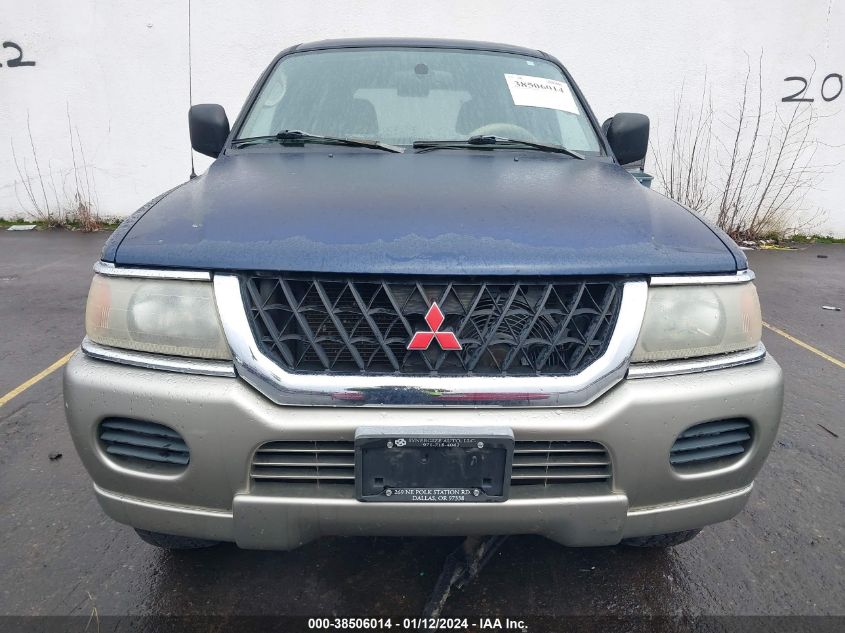 2001 Mitsubishi Montero Sport Xls VIN: JA4MT31H41P005347 Lot: 38506014