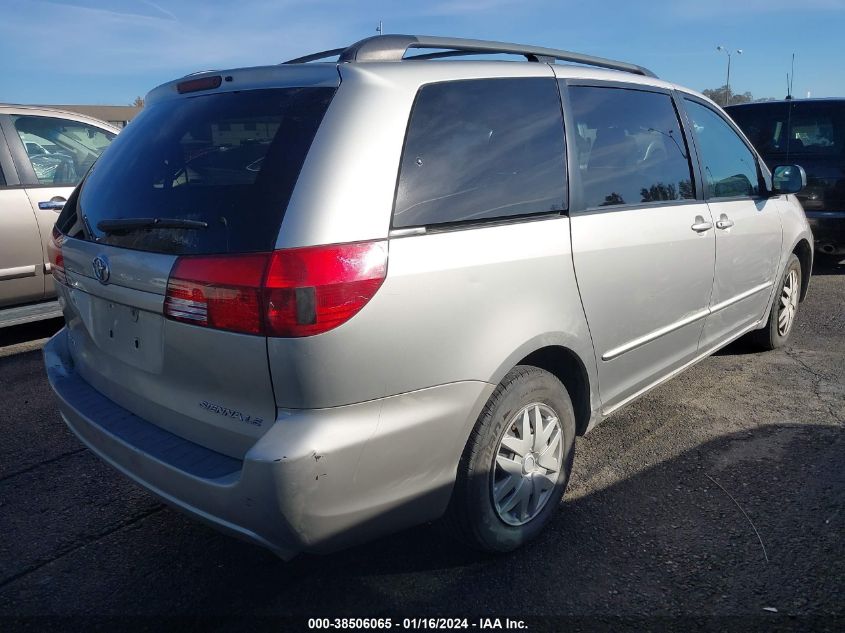 5TDZA23C74S154598 2004 Toyota Sienna Le