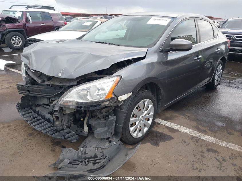 2015 Nissan Sentra Fe+ S/S/Sl/Sr/Sv VIN: 3N1AB7AP2FL659988 Lot: 38506094