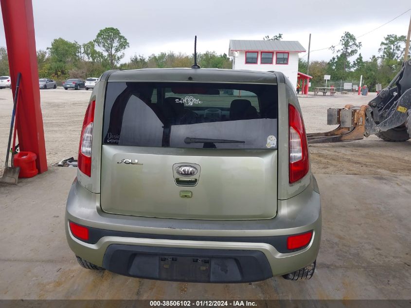 2012 Kia Soul + VIN: KNDJT2A64C7433276 Lot: 38506102