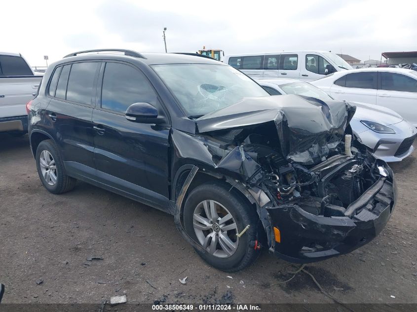 2017 Volkswagen Tiguan 2.0T S VIN: WVGAV7AX2HW508579 Lot: 38506349