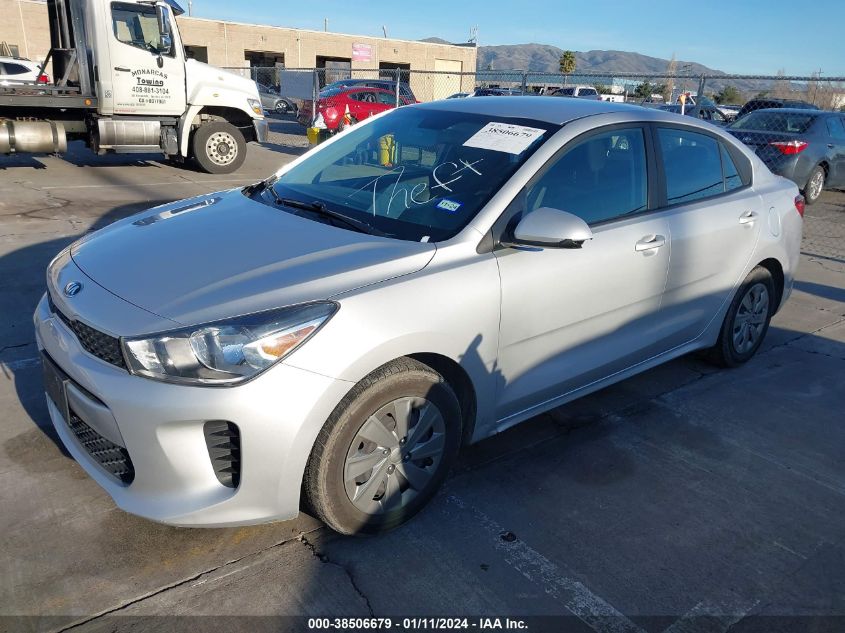 2020 Kia Rio S VIN: 3KPA24AD6LE307787 Lot: 38770566