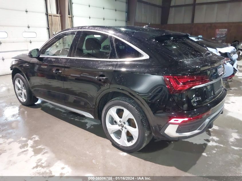 2023 Audi Q5 Sportback Premium Plus 45 Tfsi S Line Quattro S Tronic VIN: WA15AAFY9P2068988 Lot: 38506705