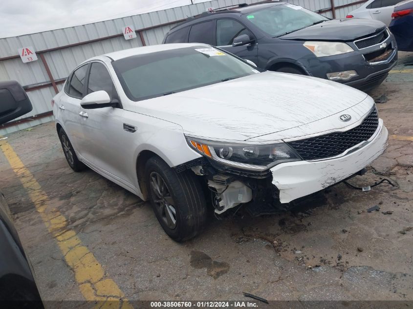 2018 Kia Optima Lx Turbo VIN: 5XXGT4L18JG202621 Lot: 38506760