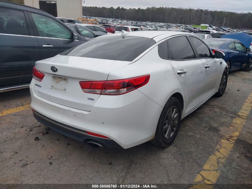 2018 Kia Optima Lx Turbo VIN: 5XXGT4L18JG202621 Lot: 38506760