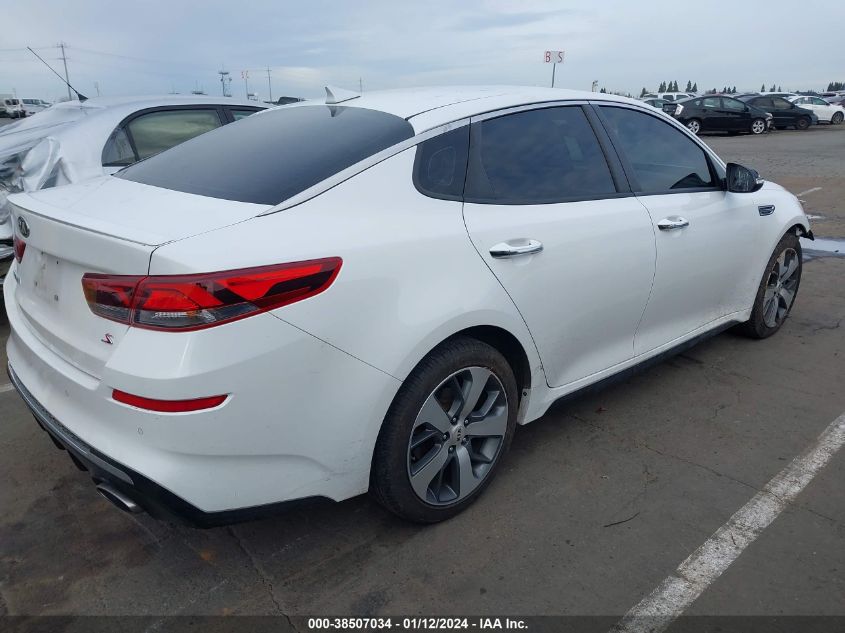 5XXGT4L36KG327684 2019 Kia Optima S