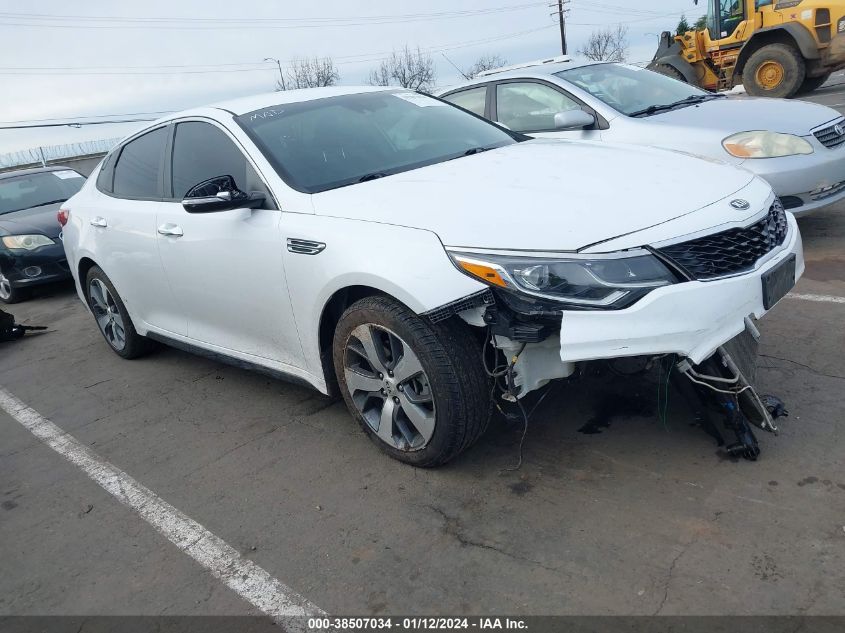 5XXGT4L36KG327684 2019 Kia Optima S