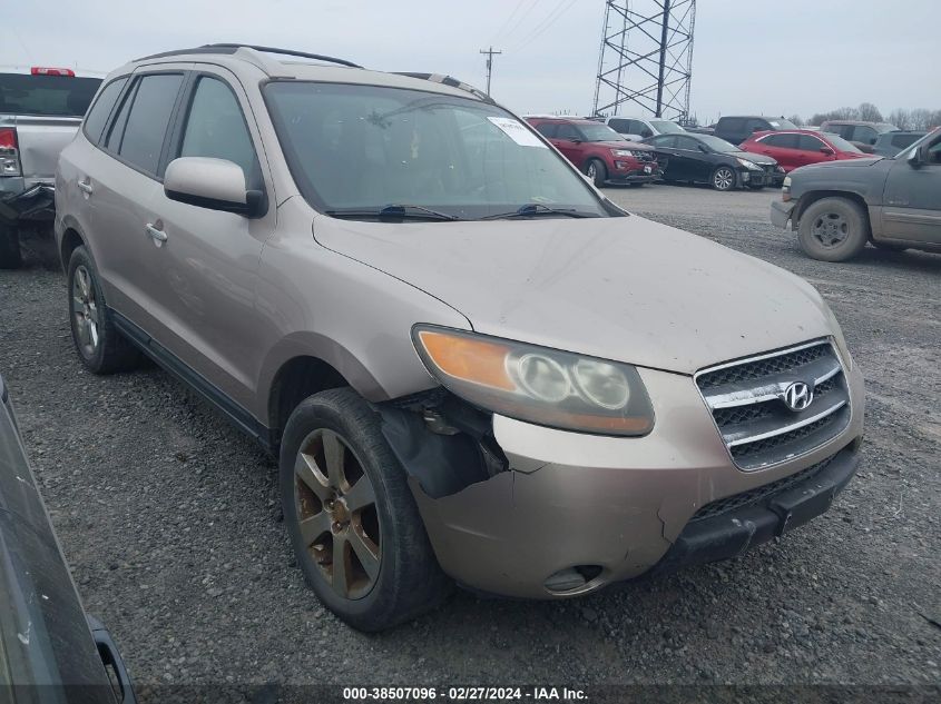 5NMSH13E27H037799 2007 Hyundai Santa Fe Limited/Se