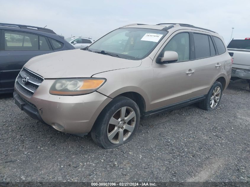 5NMSH13E27H037799 2007 Hyundai Santa Fe Limited/Se