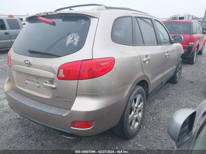 5NMSH13E27H037799 2007 Hyundai Santa Fe Limited/Se