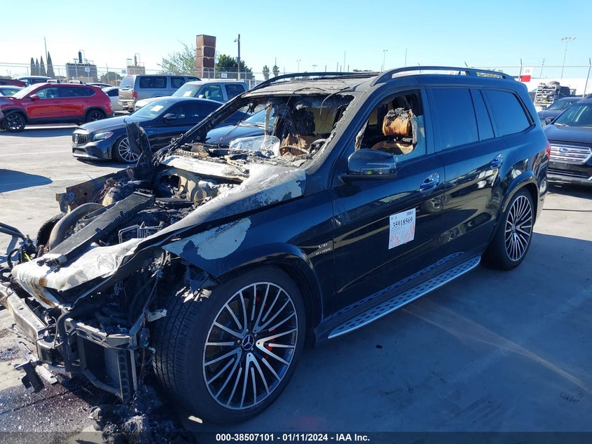 2017 Mercedes-Benz Amg Gls 63 4Matic VIN: 4JGDF7FE0HA816915 Lot: 38507101