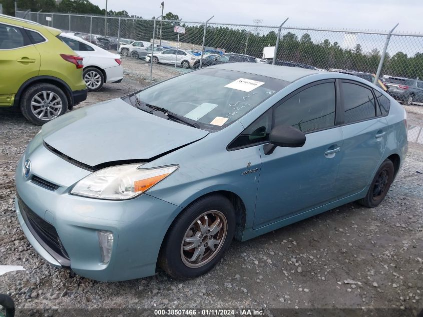 2015 Toyota Prius Two VIN: JTDKN3DU9F1900035 Lot: 39400102