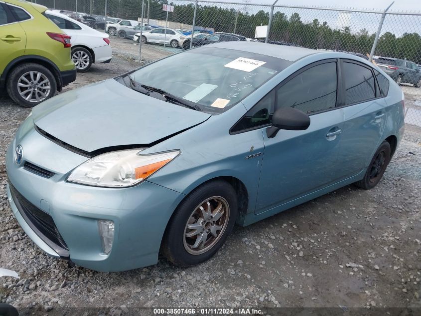 2015 Toyota Prius Two VIN: JTDKN3DU9F1900035 Lot: 39400102