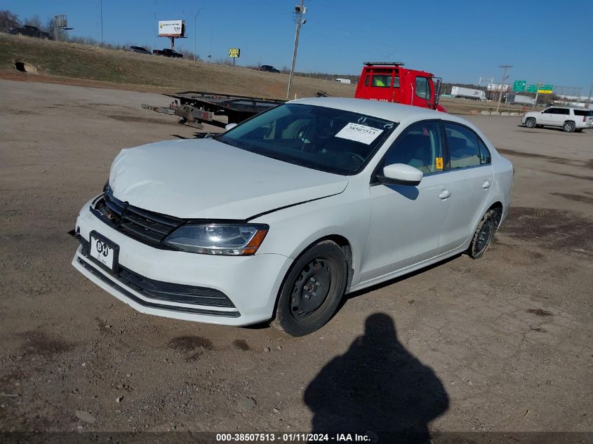 2017 Volkswagen Jetta 1.4T S VIN: 3VW2B7AJ0HM383818 Lot: 38507513