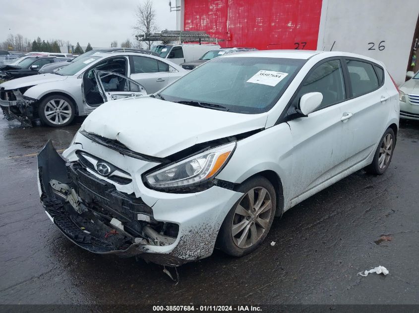 2014 Hyundai Accent Se VIN: KMHCU5AE3EU175671 Lot: 38507684