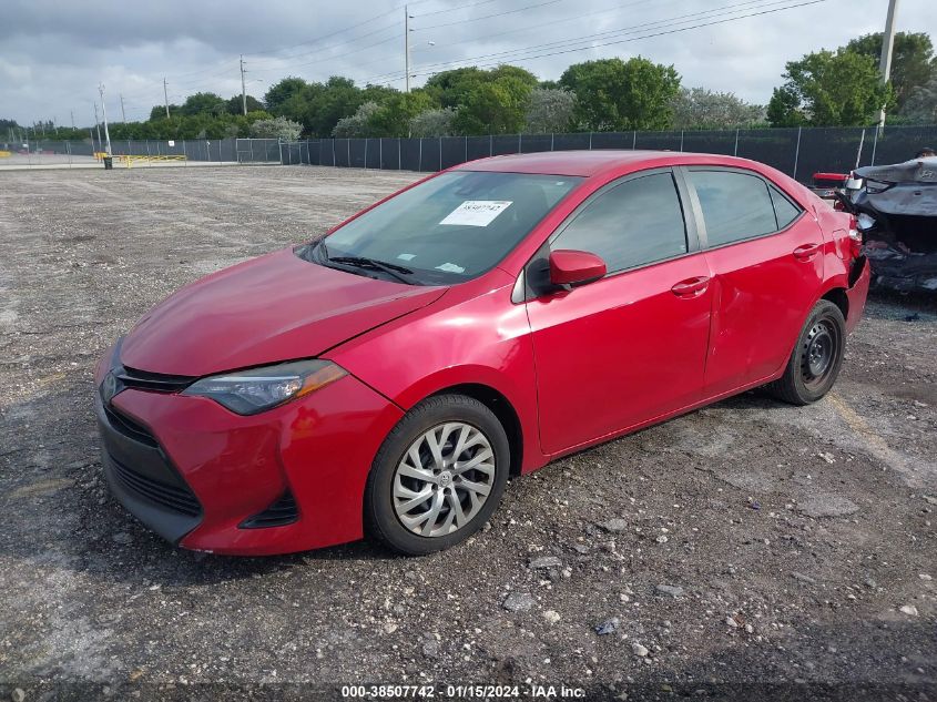 2017 Toyota Corolla Le VIN: 2T1BURHE3HC826862 Lot: 38507742