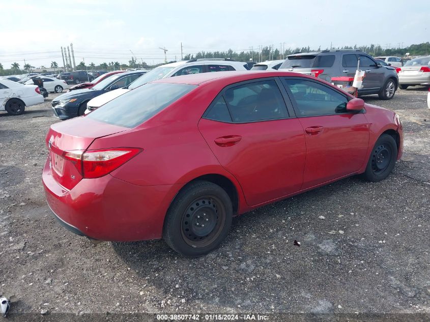 2017 Toyota Corolla Le VIN: 2T1BURHE3HC826862 Lot: 38507742