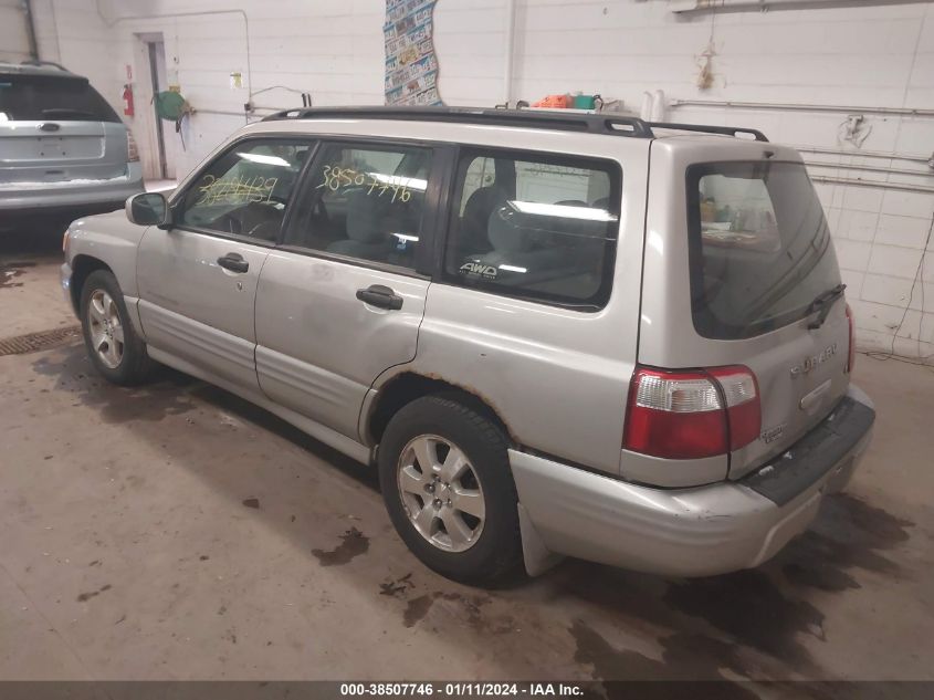 2001 Subaru Forester S W/Premium Pkg VIN: JF1SF65691H727556 Lot: 38507746