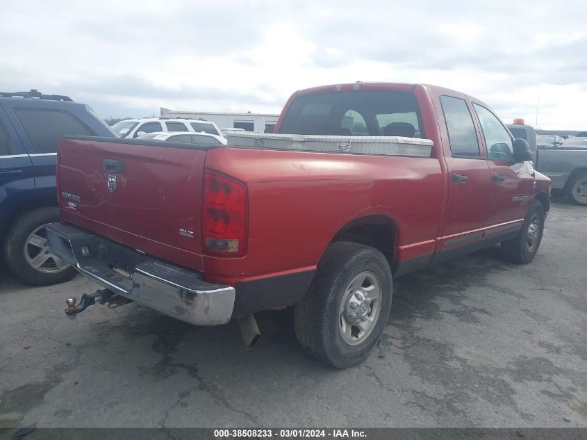 3D7KR28C46G185625 2006 Dodge Ram 2500 Slt/Sport