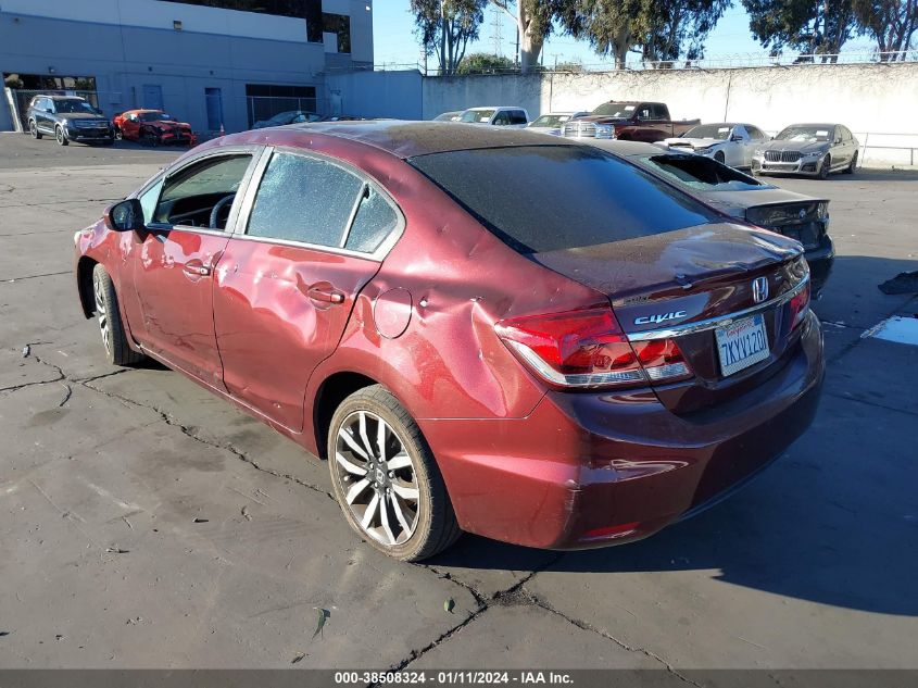 2015 Honda Civic Ex-L VIN: 19XFB2F98FE247742 Lot: 38508324