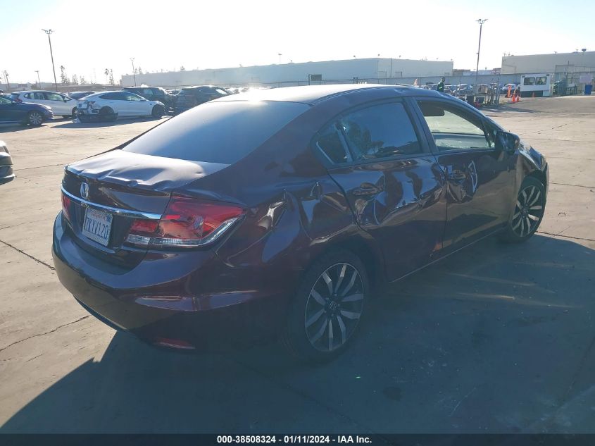 2015 Honda Civic Ex-L VIN: 19XFB2F98FE247742 Lot: 38508324